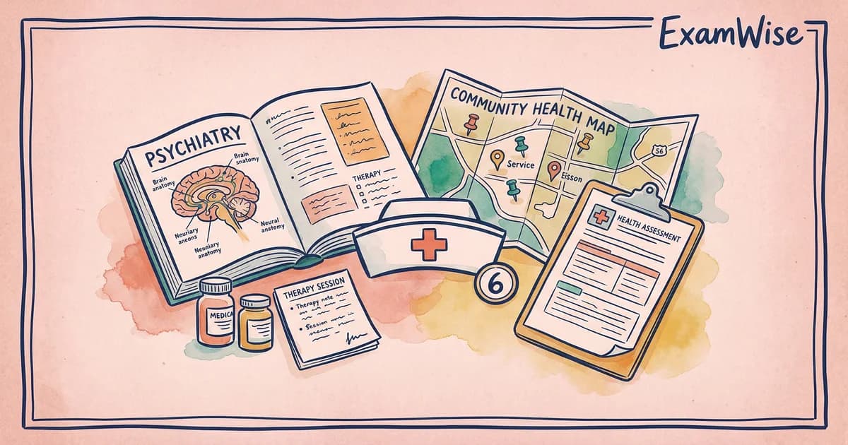 護理師精神科與社區衛生護理學 107-115 年出題趨勢（護理師系列⑥）