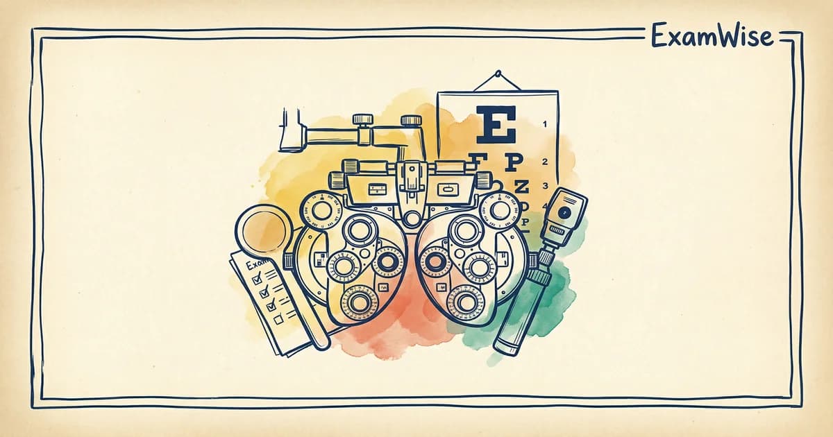 驗光師視光學出題趨勢：750 題拆解，雙眼視覺佔三成、檢影法場場必考