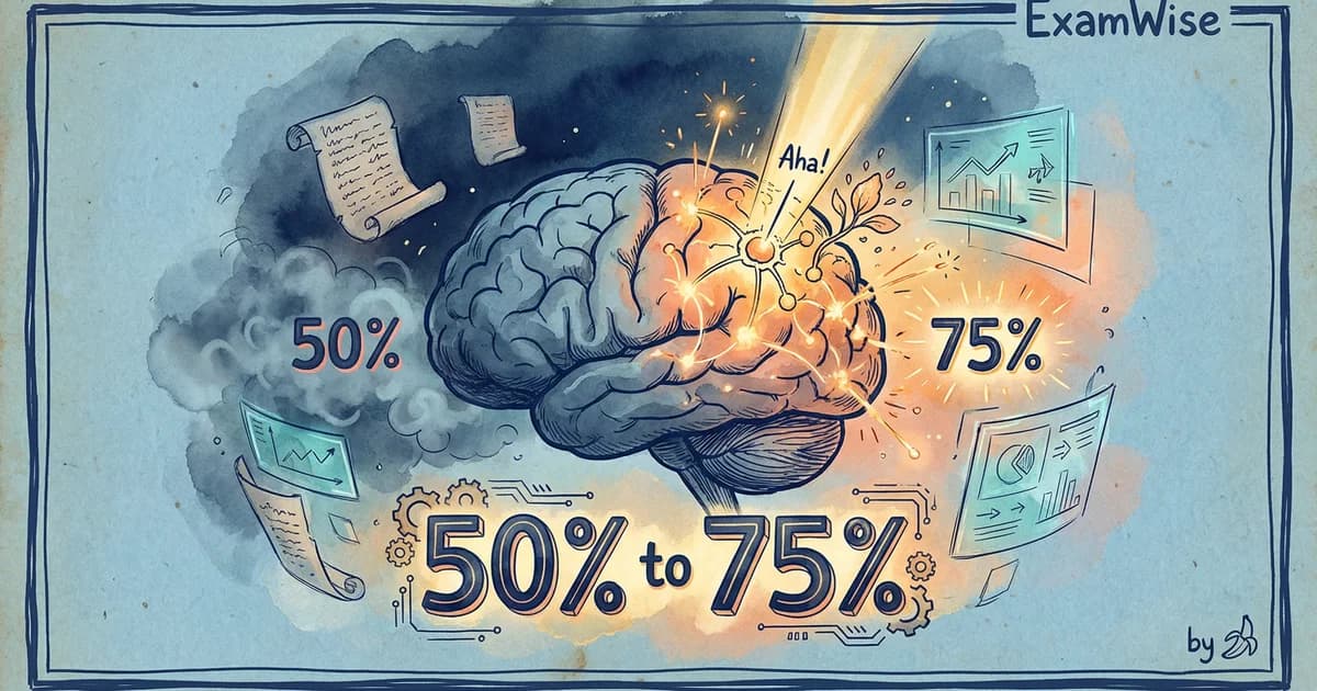 回憶率從 50% 跳到 75%：「先考再讀」的科學，顛覆你對考試的認知｜備考科學系列 ②