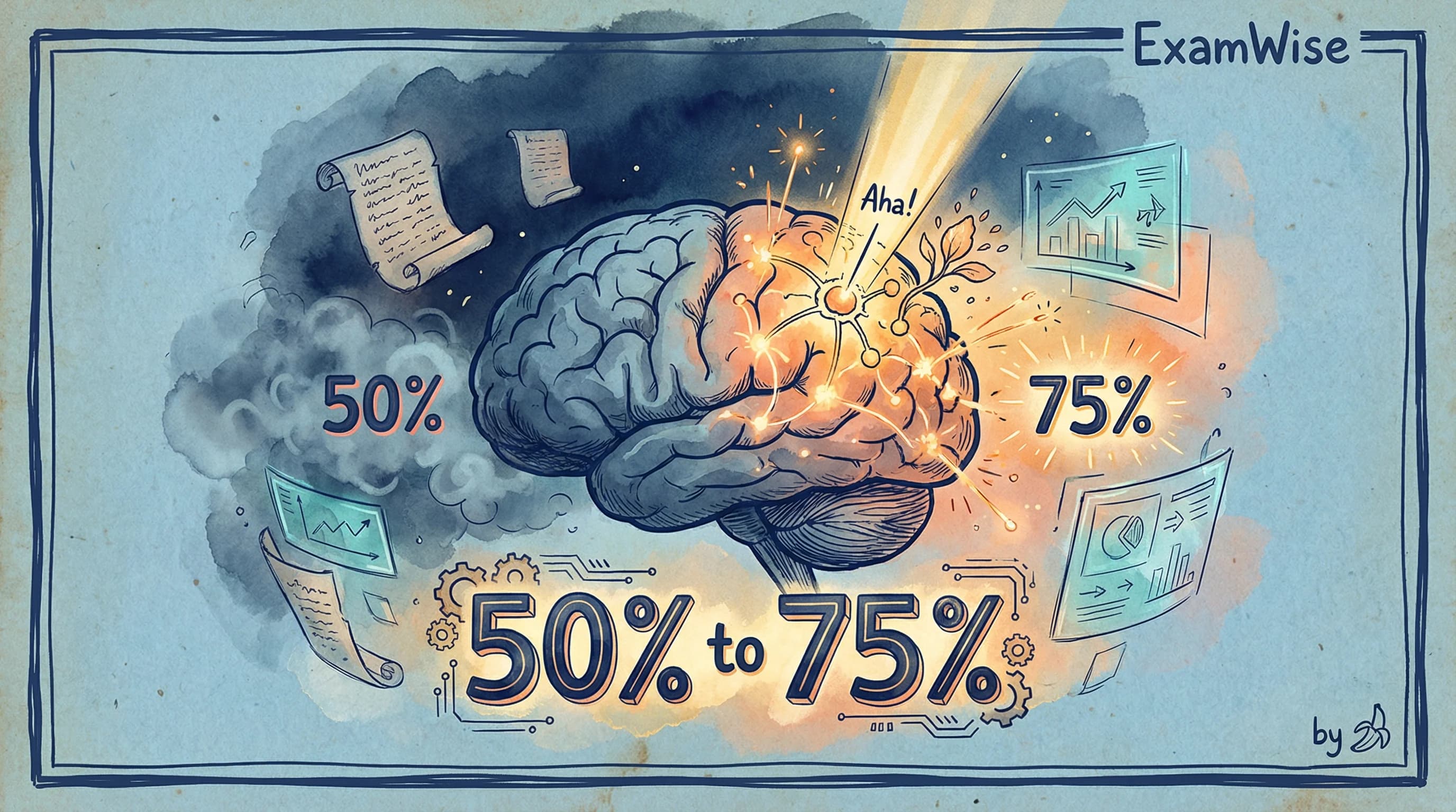 回憶率從 50% 跳到 75%：「先考再讀」的科學，顛覆你對考試的認知