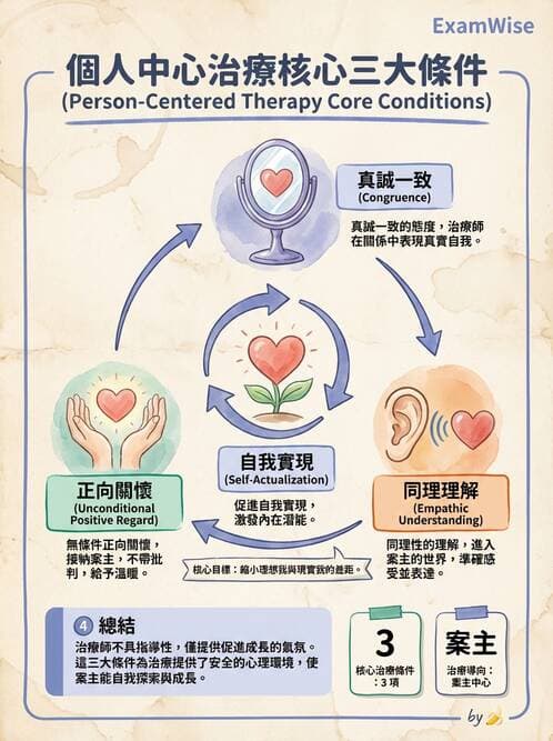 護理師 - 治療性溝通與護病關係 - AI 圖文解析預覽