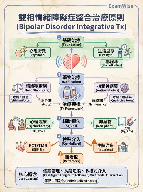 護理師 - 雙相情緒障礙護理 - AI 圖文解析預覽