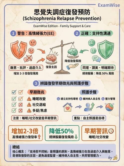 護理師 - 思覺失調症護理 - AI 圖文解析預覽