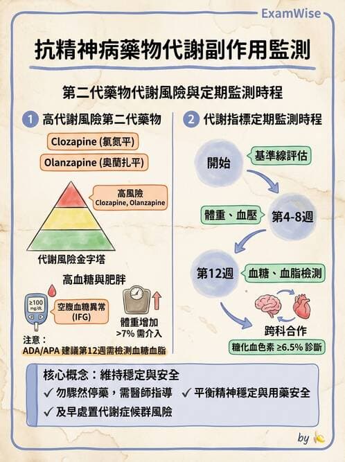 護理師 - 精神科藥物與生物治療 - AI 圖文解析預覽