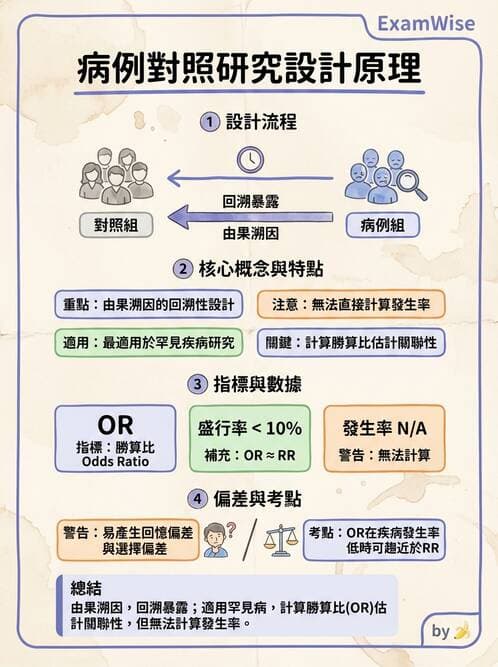 護理師 - 流行病學研究方法 - AI 圖文解析預覽