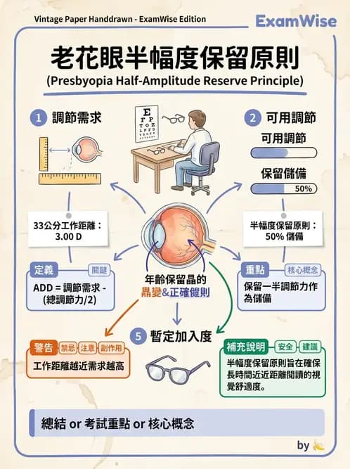 驗光生 - 近用加入度評估與處方計算 - AI 圖文解析預覽