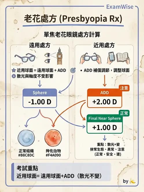 驗光生 - 近用加入度評估與處方計算 - AI 圖文解析預覽