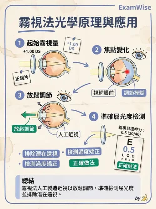 驗光生 - 球面度數確認與紅綠測試 - AI 圖文解析預覽
