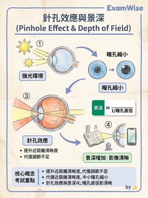 驗光生 - 老花眼基礎概念與調節幅度 - AI 圖文解析預覽