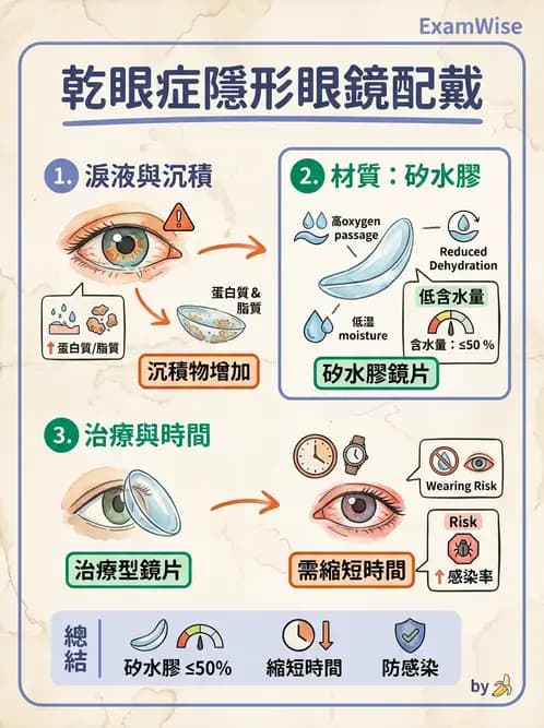 驗光生 - 乾眼、沉積物與結膜過敏反應 - AI 圖文解析預覽