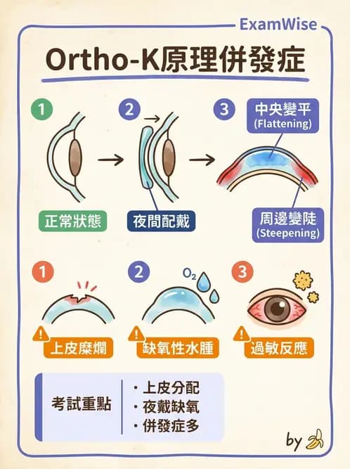 驗光生 - 角膜缺氧與結構性變化 - AI 圖文解析預覽