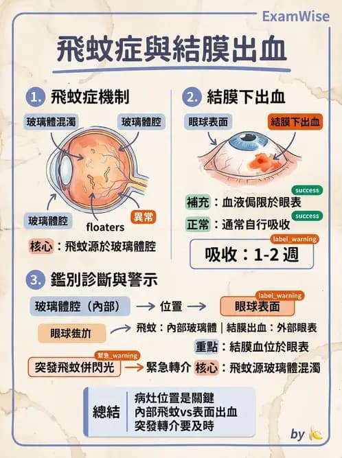 驗光生 - 視網膜與玻璃體疾病 - AI 圖文解析預覽