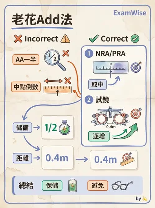 驗光生 - 近用加入度評估與處方計算 - AI 圖文解析預覽