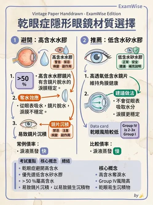 驗光生 - 乾眼、沉積物與結膜過敏反應 - AI 圖文解析預覽