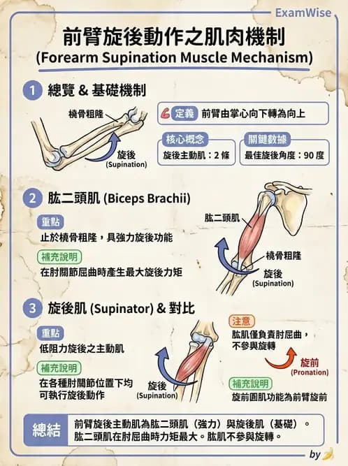 放射 - 上肢肌肉 - AI 圖文解析預覽
