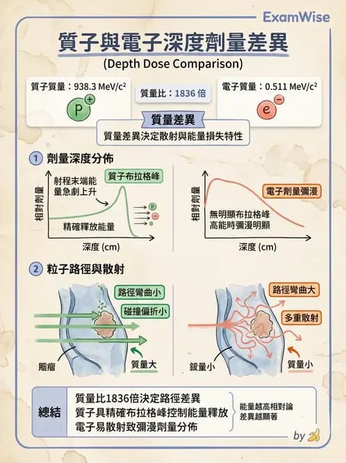 放射 - 帶電粒子與中子和物質作用 - AI 圖文解析預覽