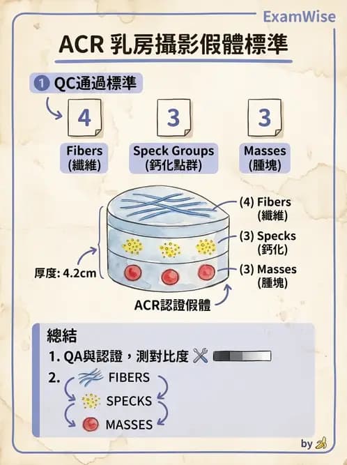 放射 - 影像接受器與乳房攝影 - AI 圖文解析預覽