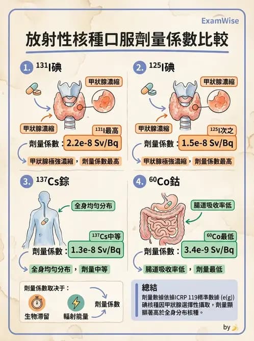 放射 - 體內劑量 - AI 圖文解析預覽