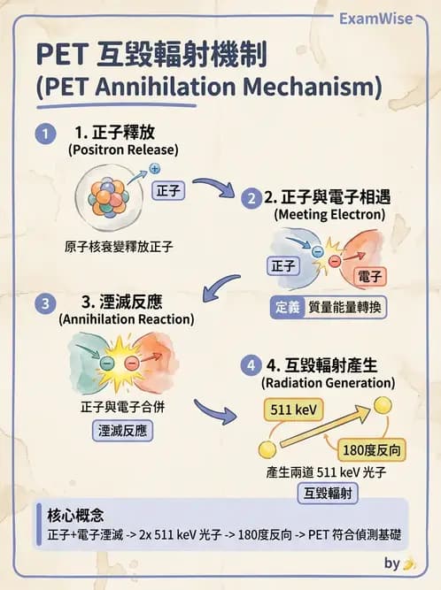 放射 - 放射性蛻變模式 - AI 圖文解析預覽