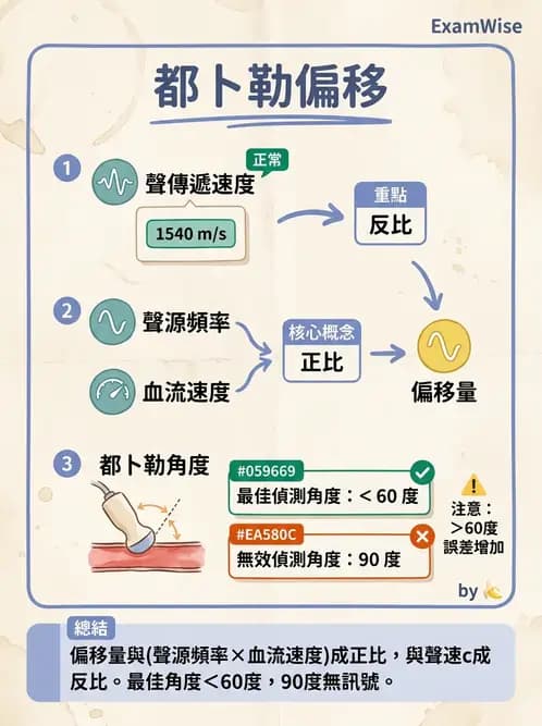 放射 - 都普勒超音波 - AI 圖文解析預覽
