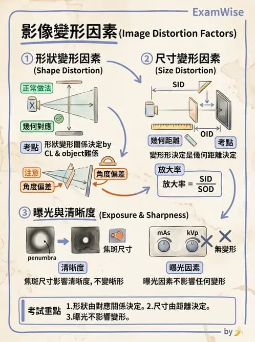 放射 - X光交互作用與影像品質 - AI 圖文解析預覽