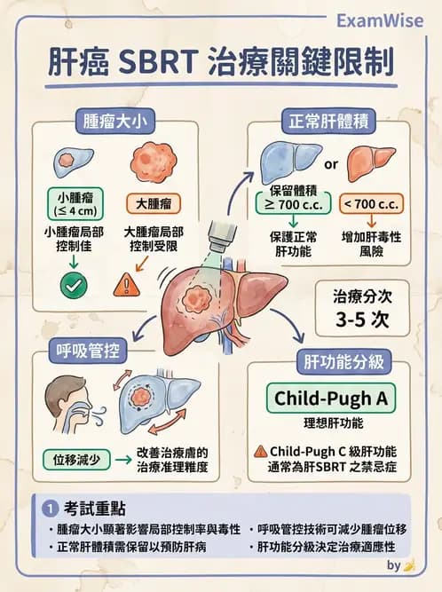 放射 - 立體定位軀體放射治療(SBRT) - AI 圖文解析預覽