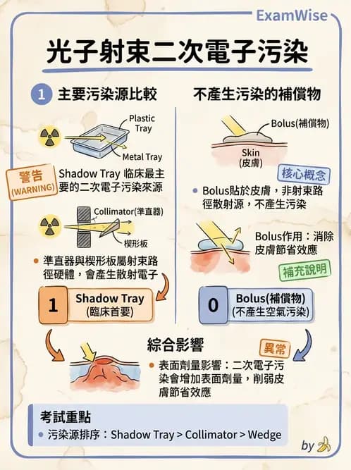 放射 - 射束幾何、照野設計與楔形濾器 - AI 圖文解析預覽