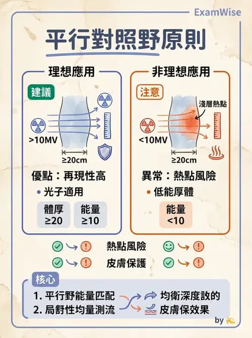 放射 - 射束幾何、照野設計與楔形濾器 - AI 圖文解析預覽