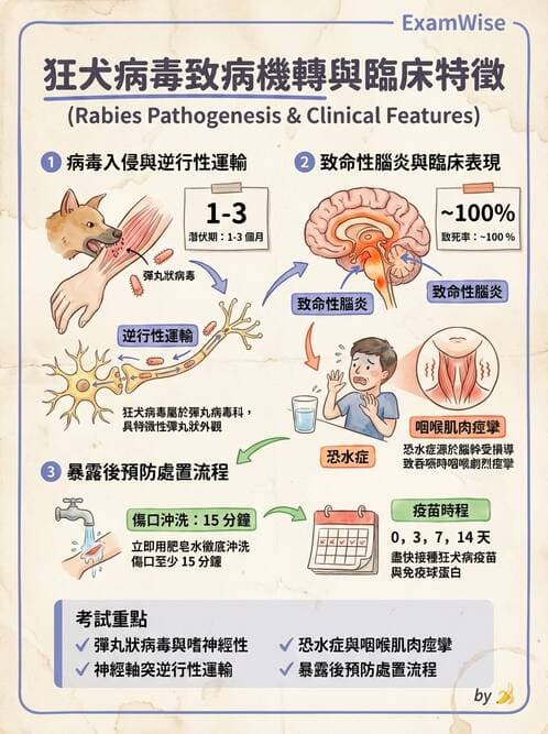 護理師 - RNA 病毒、新興病毒 - AI 圖文解析預覽