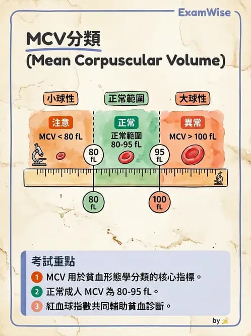 醫檢師 - 紅血球生理與形態 - AI 圖文解析預覽