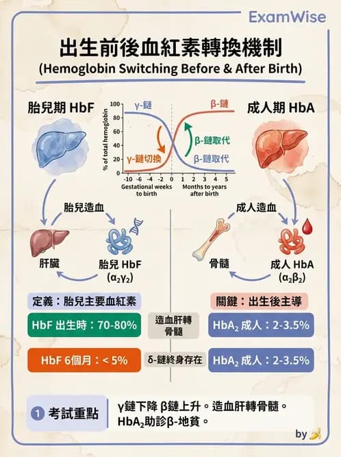 醫檢師 - 紅血球生理與形態 - AI 圖文解析預覽