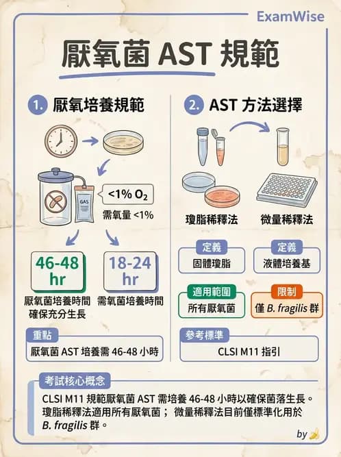 醫檢師 - 藥敏試驗方法 - AI 圖文解析預覽