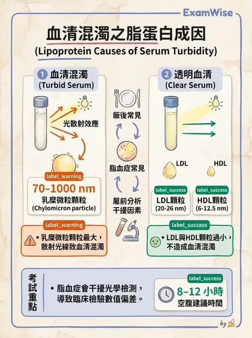 醫檢師 - 脂蛋白分類與臨床應用 - AI 圖文解析預覽