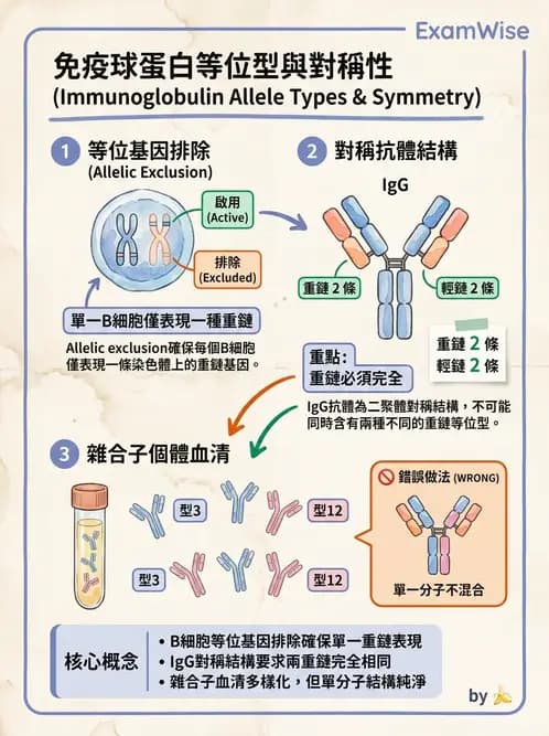醫檢師 - 免疫球蛋白與抗體 - AI 圖文解析預覽