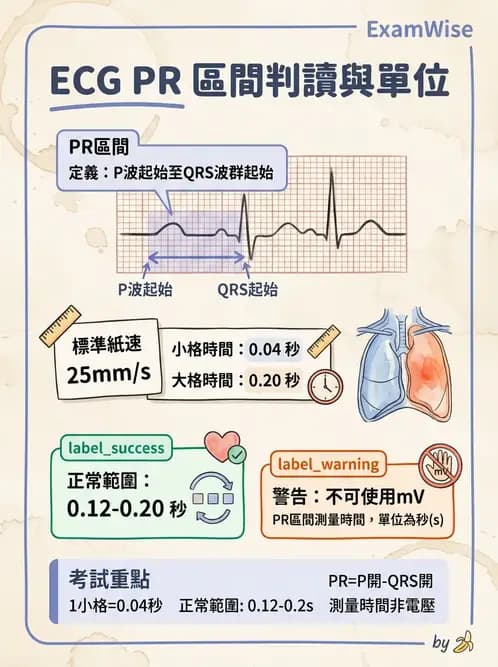 醫檢師 - 心電圖基礎與判讀 - AI 圖文解析預覽