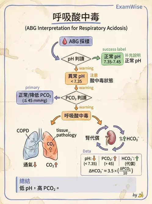 醫檢師 - 血液氣體分析 - AI 圖文解析預覽