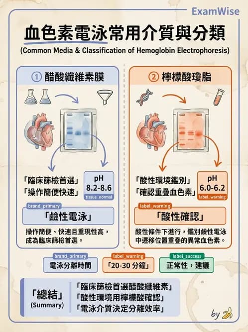 醫檢師 - 溶血性貧血與血色素病變 - AI 圖文解析預覽