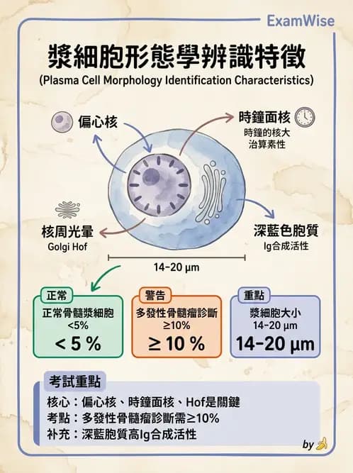 醫檢師 - 白血球生理與形態 - AI 圖文解析預覽