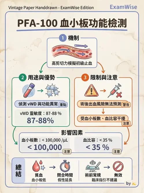 醫檢師 - 血小板與止血生理 - AI 圖文解析預覽