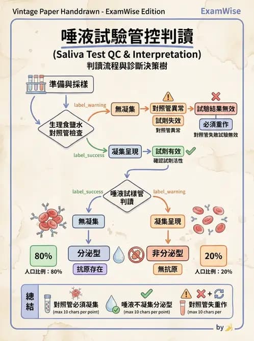 醫檢師 - 紅血球抗原與血型系統 - AI 圖文解析預覽