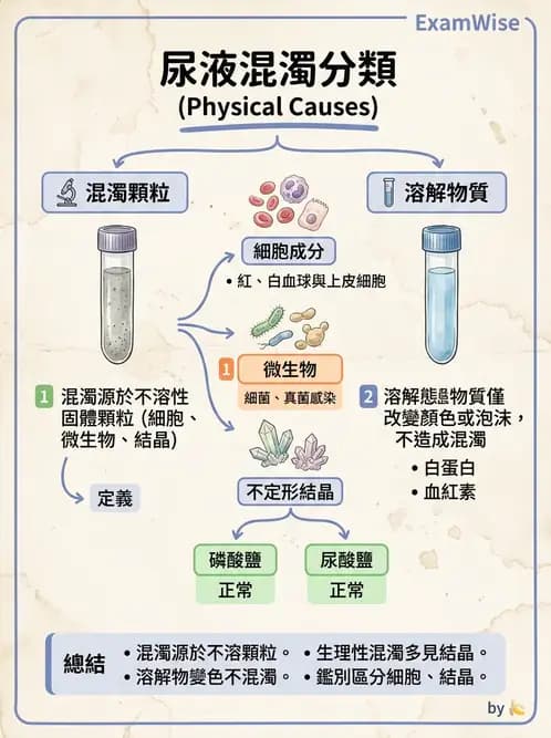 醫檢師 - 尿沉渣鏡檢與物理檢查 - AI 圖文解析預覽