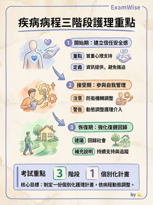 護理師 - 護理理論與專業倫理 - AI 圖文解析預覽