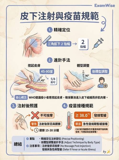 護理師 - 注射技術 - AI 圖文解析預覽
