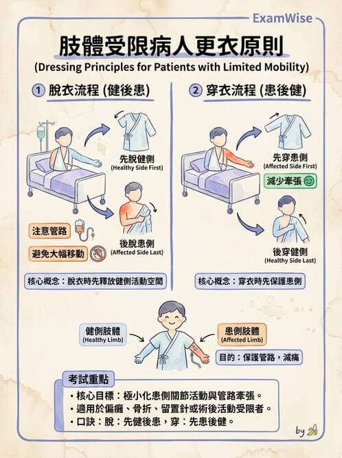 護理師 - 個人衛生與舒適照護 - AI 圖文解析預覽