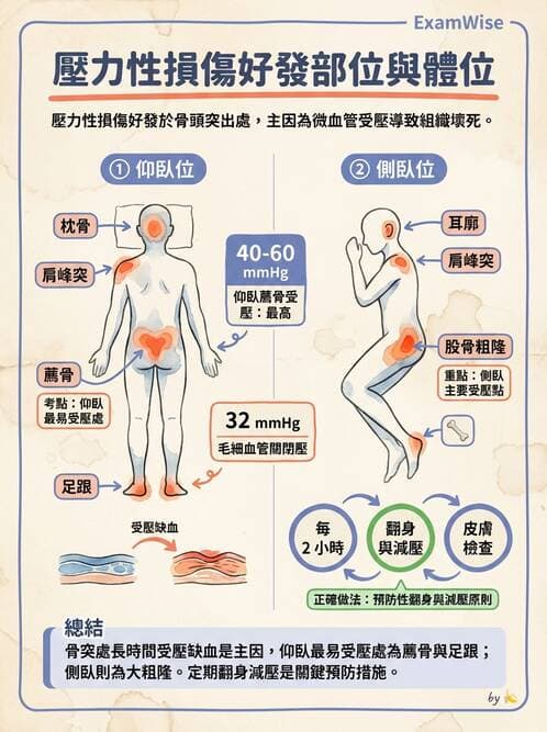 護理師 - 運動功能與傷口護理 - AI 圖文解析預覽