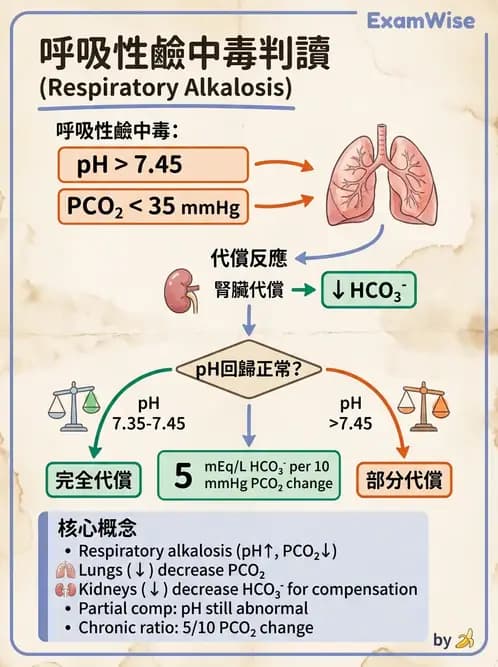 醫檢師 - 血液氣體分析及酸鹼平衡 - AI 圖文解析預覽