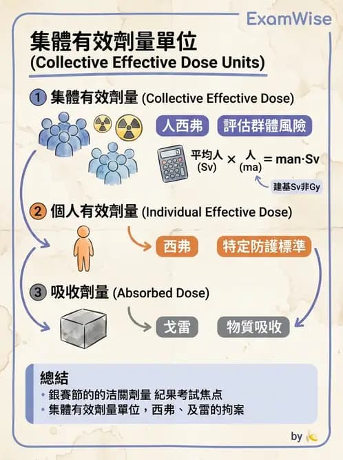 放射 - 輻射防護劑量量 - AI 圖文解析預覽