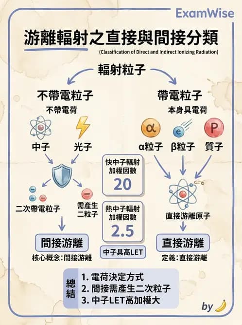 放射 - 帶電粒子與中子和物質作用 - AI 圖文解析預覽