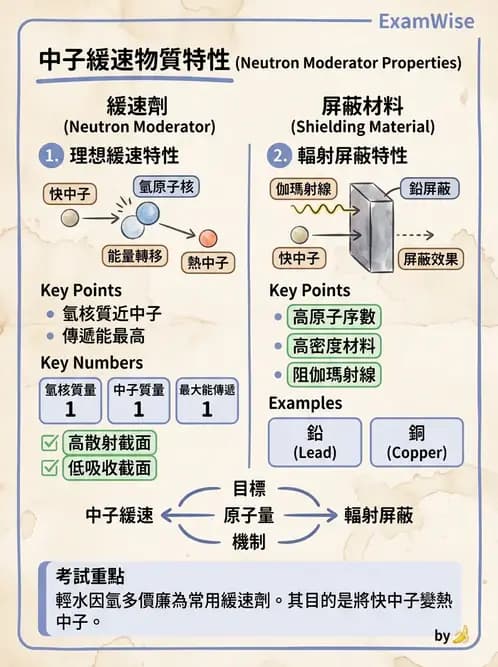 放射 - 帶電粒子與中子和物質作用 - AI 圖文解析預覽