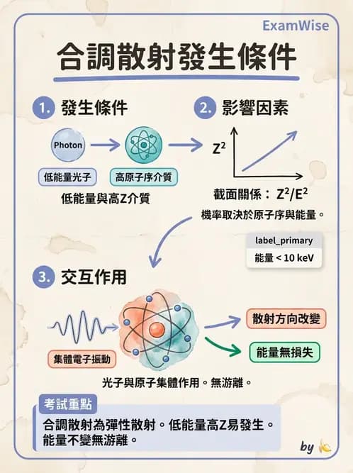 放射 - 光子作用機制 - AI 圖文解析預覽